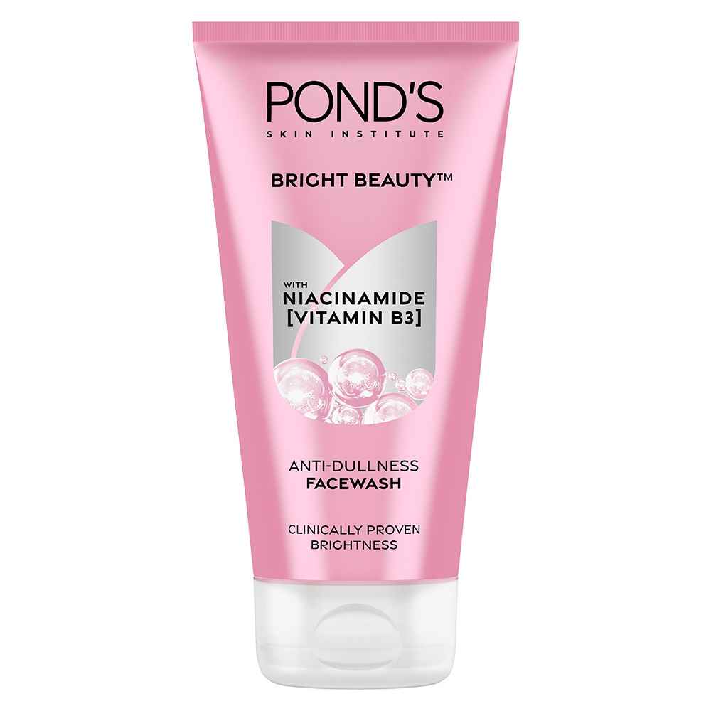 Buy Ponds Bright Beauty, with Niacinamide, Face Wash, 150 gm, for Smooth Glass Skin - Purplle