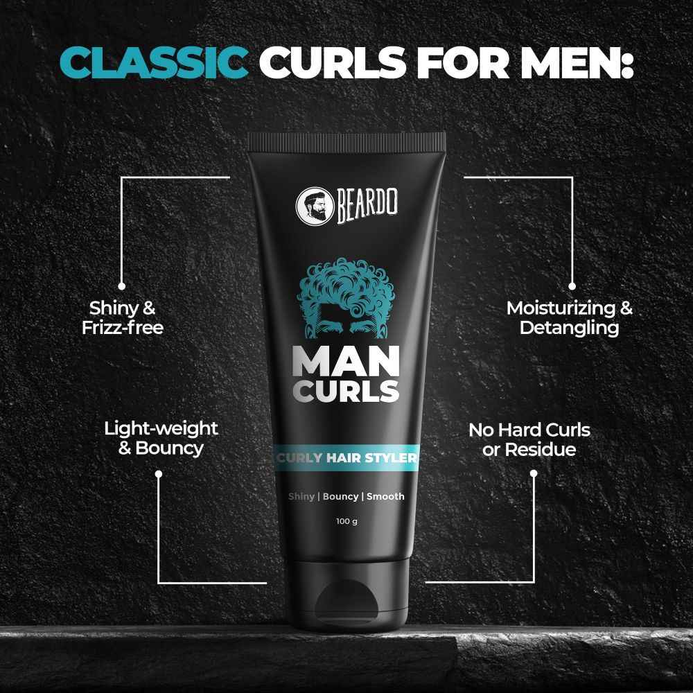Buy Beardo Man Curls Curly Hair Cream (100 gm) - Purplle