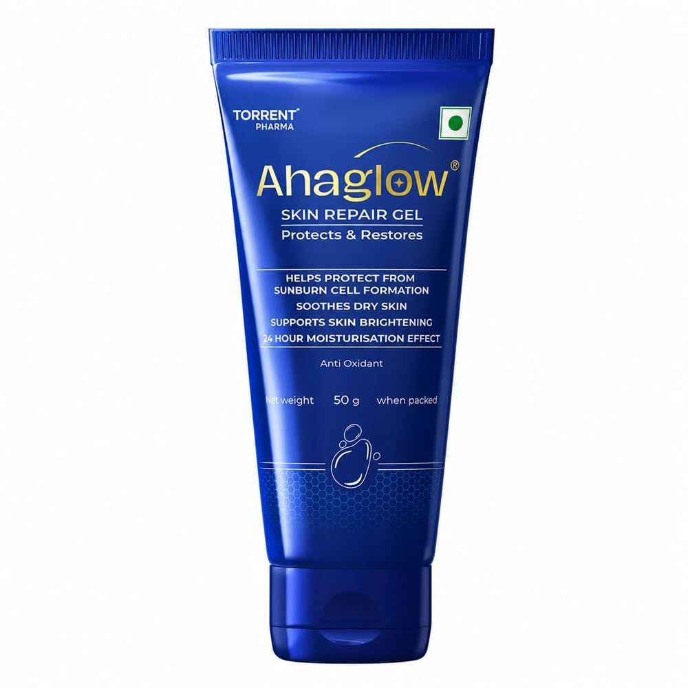 Buy Ahaglow Skin Repair Gel A Repair Formula Designed to Restore the Integrity and Barrier Function of the Skin Face Moisturizer 50 gm - Purplle