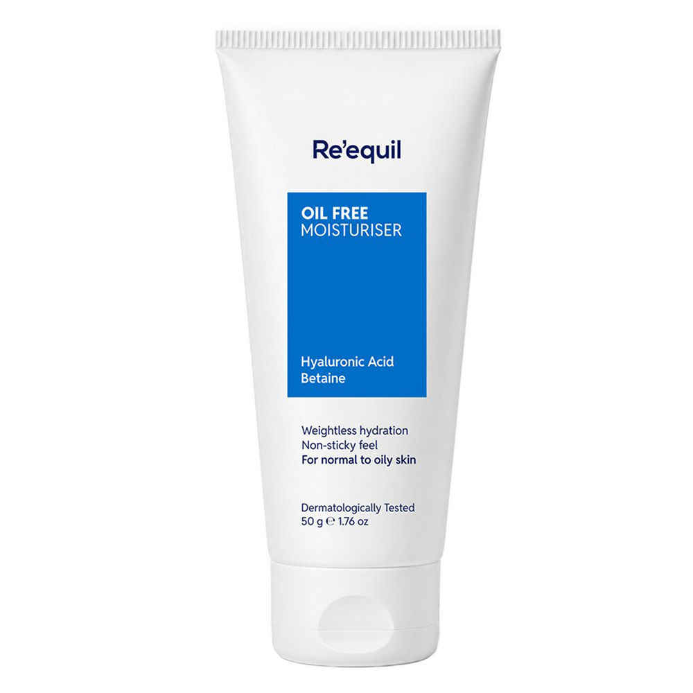 Buy Re'equil Oil Free Moisturiser for Normal, Oily & Combination Skin | Lightweight, non sticky, weightless hydration, regulates T-zone shine | Perfect for daily hydration | (50 gm) - Purplle