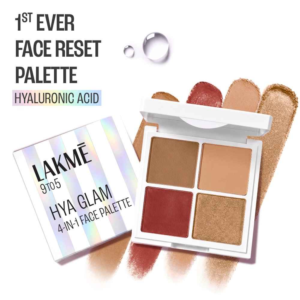 Buy Lakme 9to5 Hya Glam Plump+Shine Clickstick Lipstick, Hyaluronic acid & ceramides, Signature Brick (2.1 gm) - Purplle