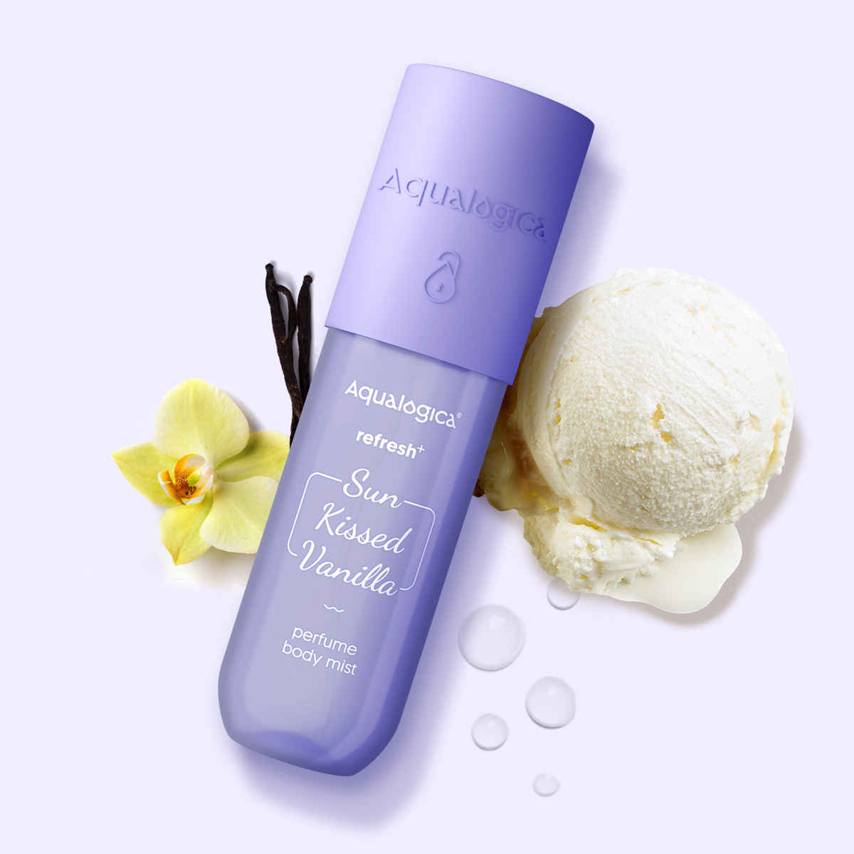 Buy Aqualogica Refresh+ Sun Kissed Vanilla Perfume Body Mist Warm Vanilla Fragrance | Long- Lasting Fragrance | Double Duty Mist for Hair & Body | Non-Irritating & Hydrating | Skin Friendly (150 ml)|Tested on Gen Z - Purplle