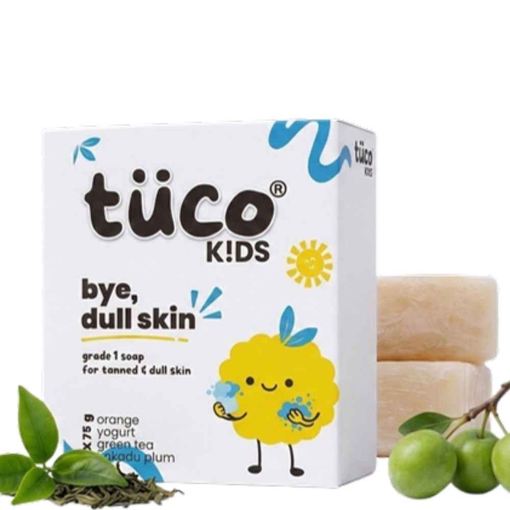 Buy Tuco Kids Soap - Green Tea & Kakadu Plum, Pack of 2 x75 gm (150 gm) - Purplle