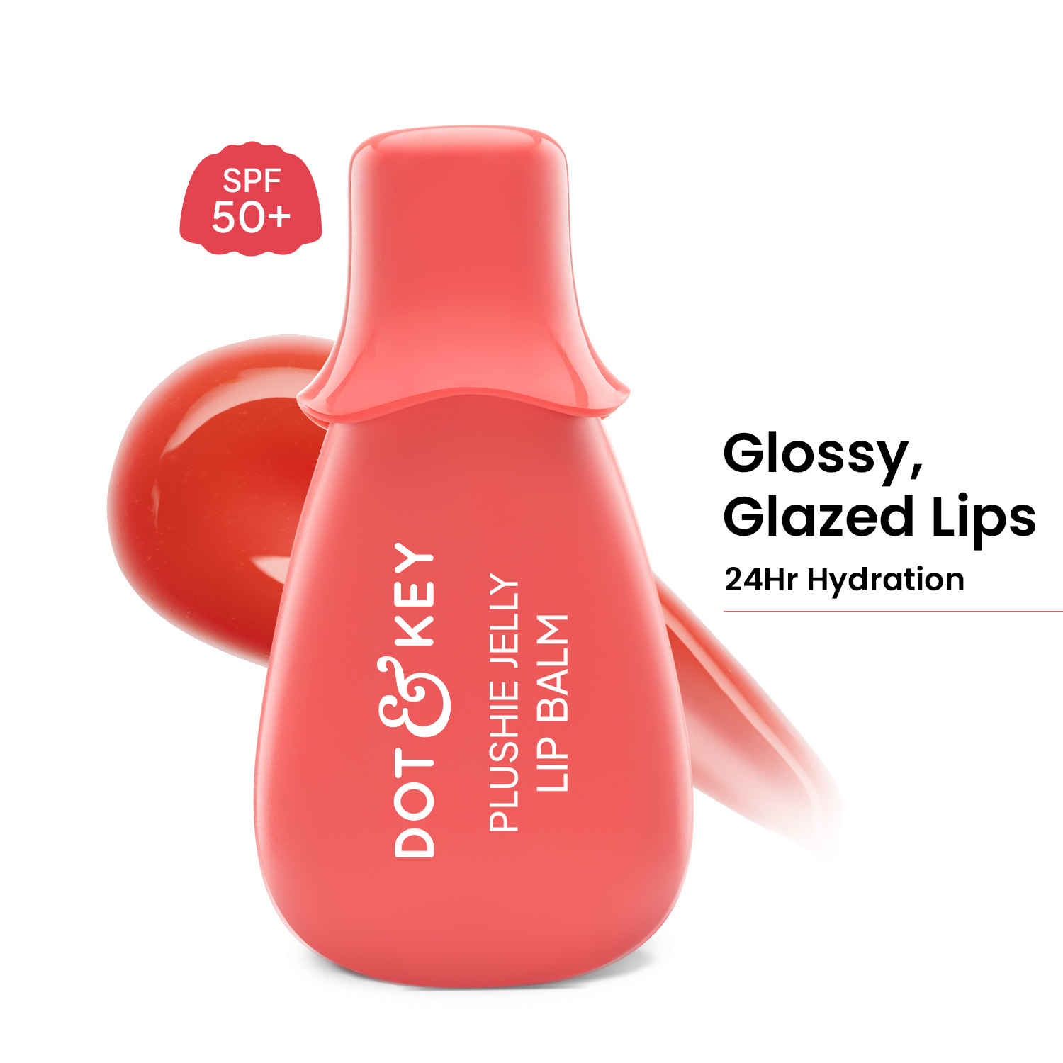 Buy Dot & Key Plushie Jelly Lip Balm In-Vivo Tested SPF 50+ PA++++, Toffee Melt (10 ml) - Purplle