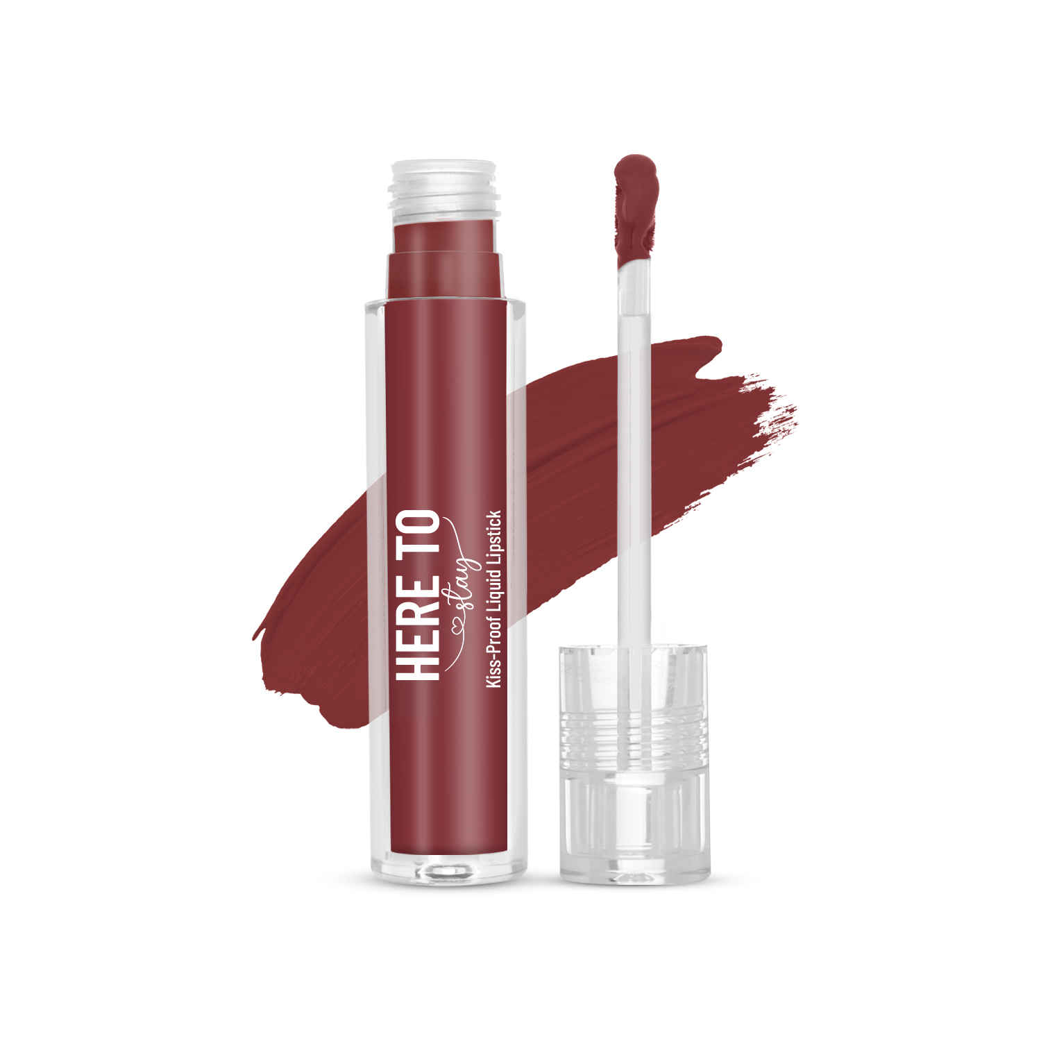 Buy Swiss Beauty Select Here To Stay Liquid Matte Lipstick with Kiss-Proof Formula | Infused with Vitamin E , Touch of Brown - (3 ml) - Purplle