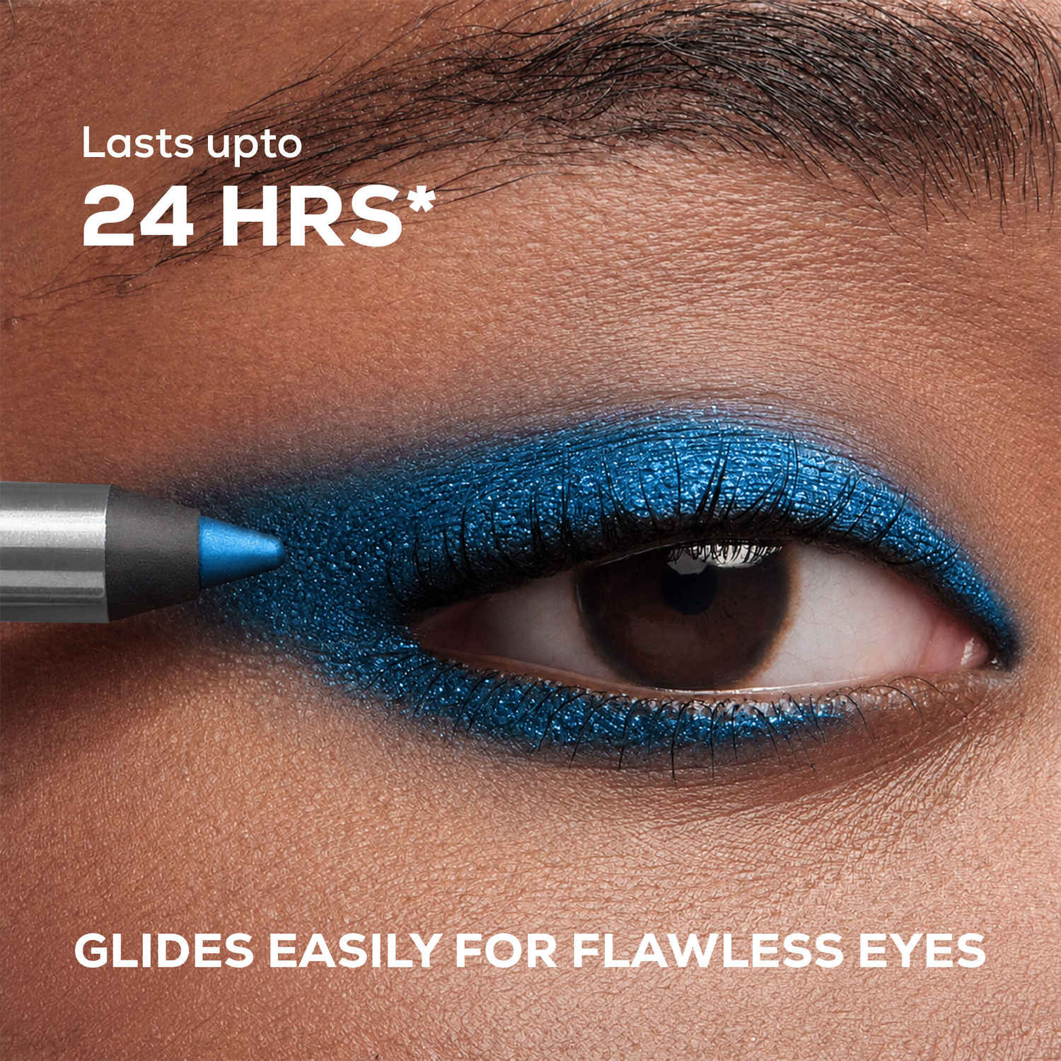 Buy Renee Midnight Kohl Pencil | Waterproof, Smudge-proof Kajal With Sharpener | Matte Finish, Long-lasting Upto 24 Hours | One-swipe Application With Vitamin E - Blue | (1.5 gm) - Purplle