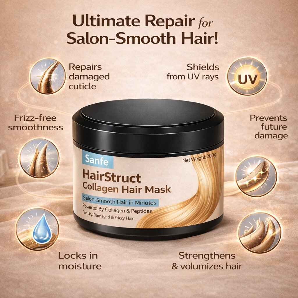 Buy Sanfe Hairstruct collagen hair mask (200 gm) - Purplle