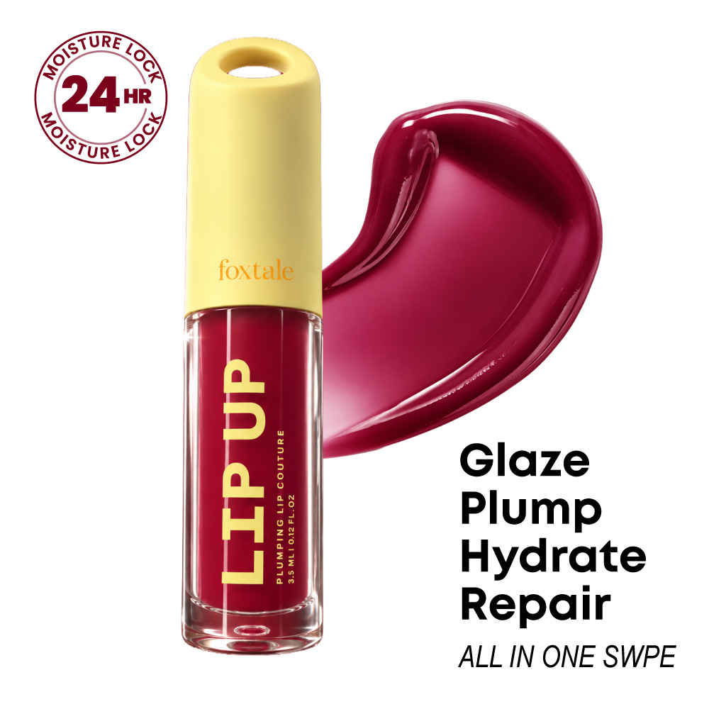 Buy Foxtale Plumping Ceramide Lip Balm for Hydrated & Smooth Lips with Gloss Finish, Guava (3.5 ml) - Purplle