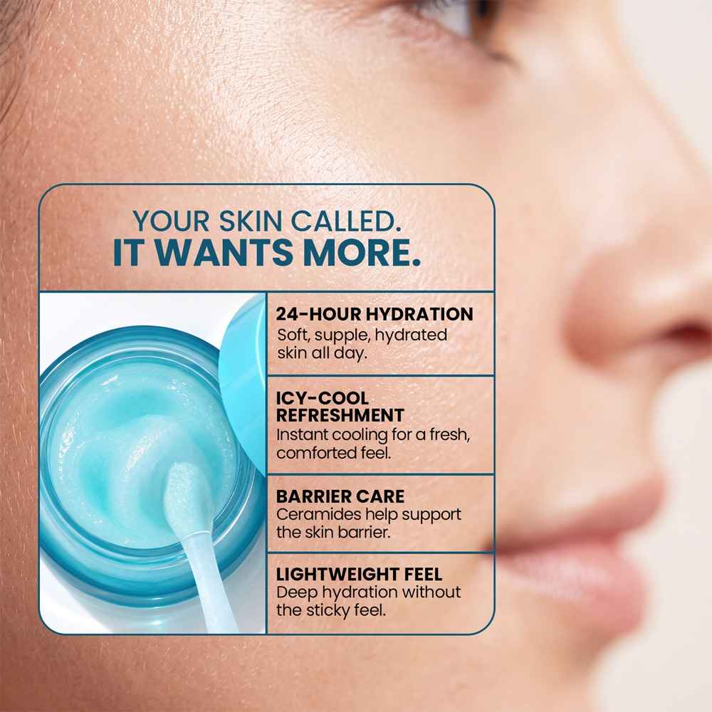 Buy Swiss Beauty Care Korean Sorbet Moisturiser | 24-Hour Hydration | Icy-Cool Refreshment | Lightweight & Non-Sticky - (50 gm) - Purplle