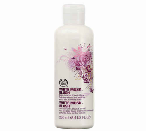 Buy The Body Shop White Musk Blush Body Lotion 250 ml - Purplle
