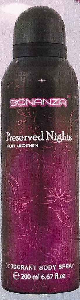 Buy Bonanza Preserved Nights Deodorant Body Spray For Women (200 ml) - Purplle