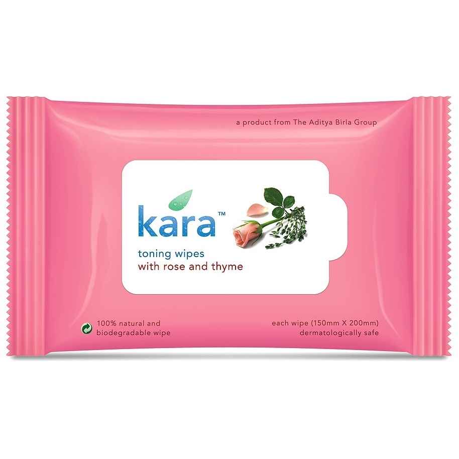 Buy Kara Rose and Thyme Toning Wipes - Pack of 10 - Purplle