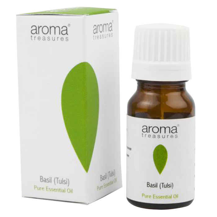 Buy Aroma Treasures Basil (Tulsi) Essential Oil (10 ml) - Purplle
