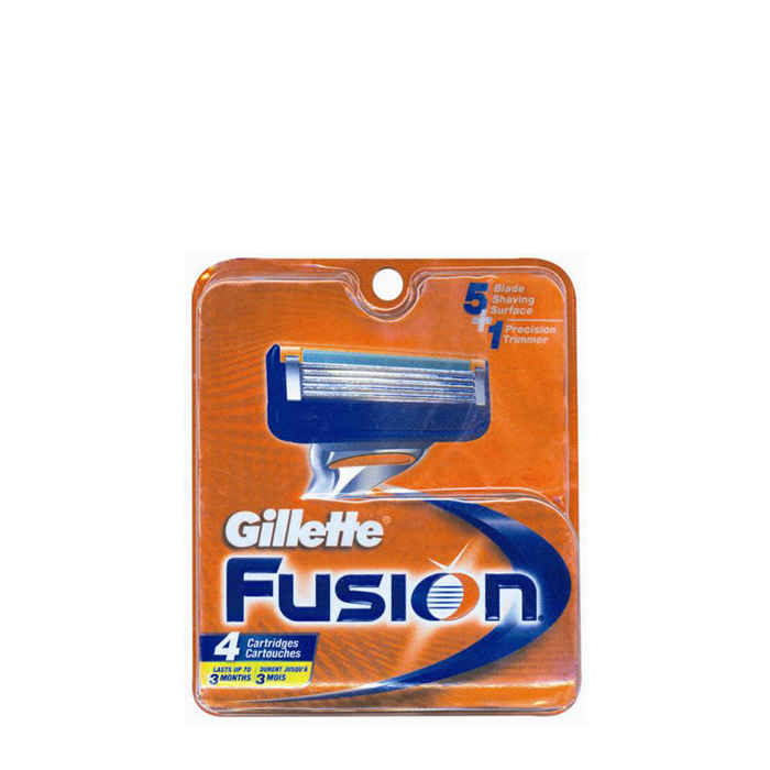 Buy Gillette Fusion - 4 Cartridges (Pack of 2) - Purplle