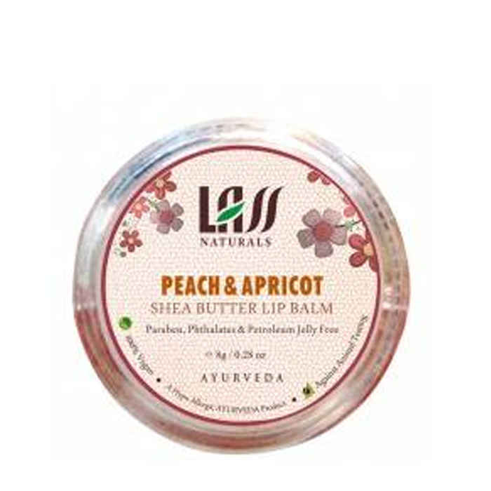 Buy Lass Naturals Peach & Apricot Lip Balm (8 g) - Purplle