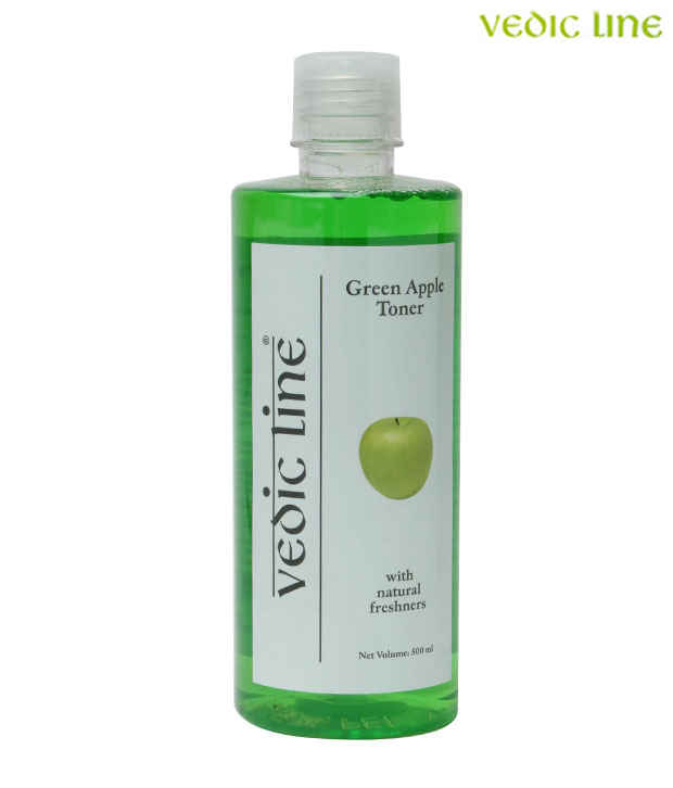 Buy Vedic Line Green Apple Toner With natural Freshners (500 ml) - Purplle