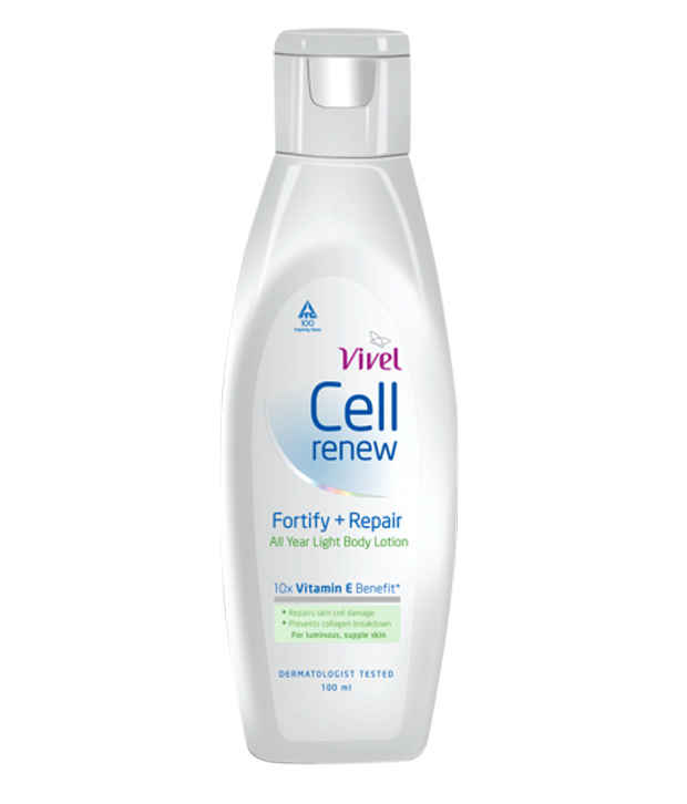 Buy Vivel Cell Renew Fortify + Repair All Year Light Body Lotion (100 ml) - Purplle