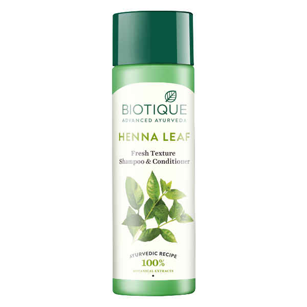 Buy Biotique Bio Henna Leaf Fresh Texture Shampoo & Conditioner (190 ml) - Purplle