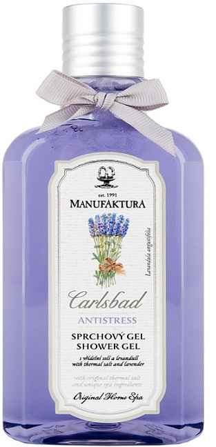 Buy Manufaktura Home Spa Lavender and Thermal Salt Anti-stress Shower Gel (300 ml) - Purplle