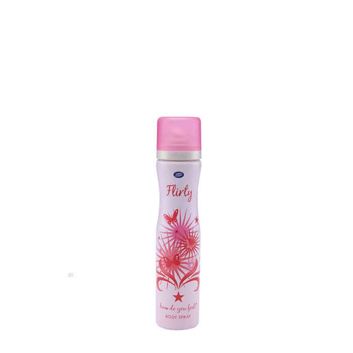 Buy Boots Flirty Body Spray For Women (75 ml) - Purplle