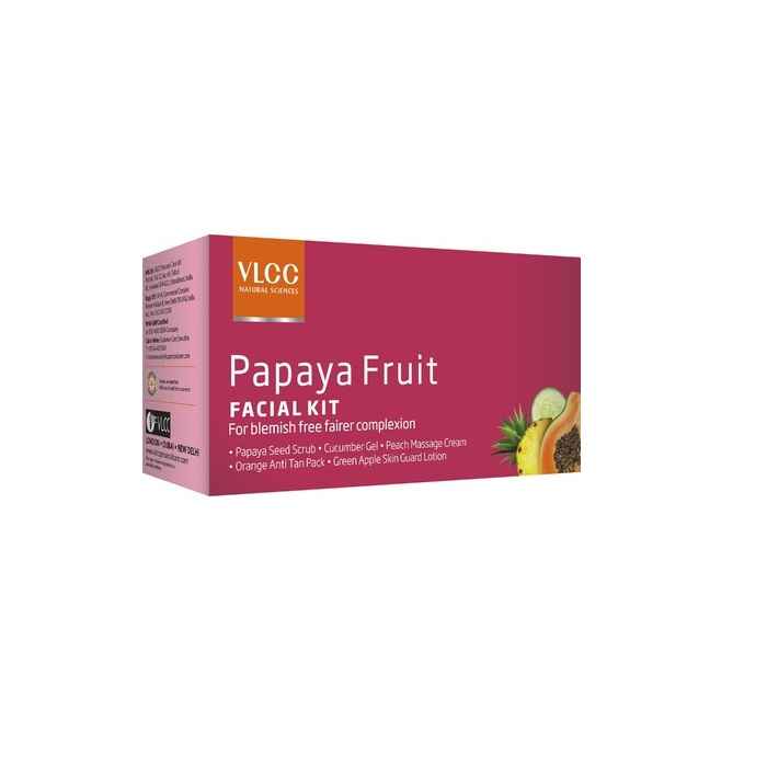Buy VLCC Papaya Fruit Facial Kit (350 g) - Purplle