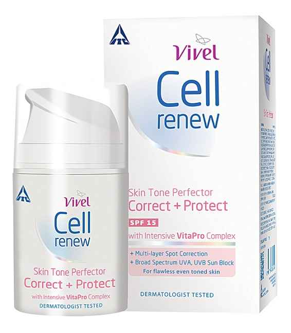 Buy Vivel Cell Renew Skin Tone Perfector (50 g) - Purplle