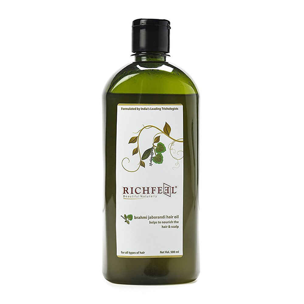 Buy Richfeel Brahmi Jaborandi Hair Oil (500 ml) - Purplle
