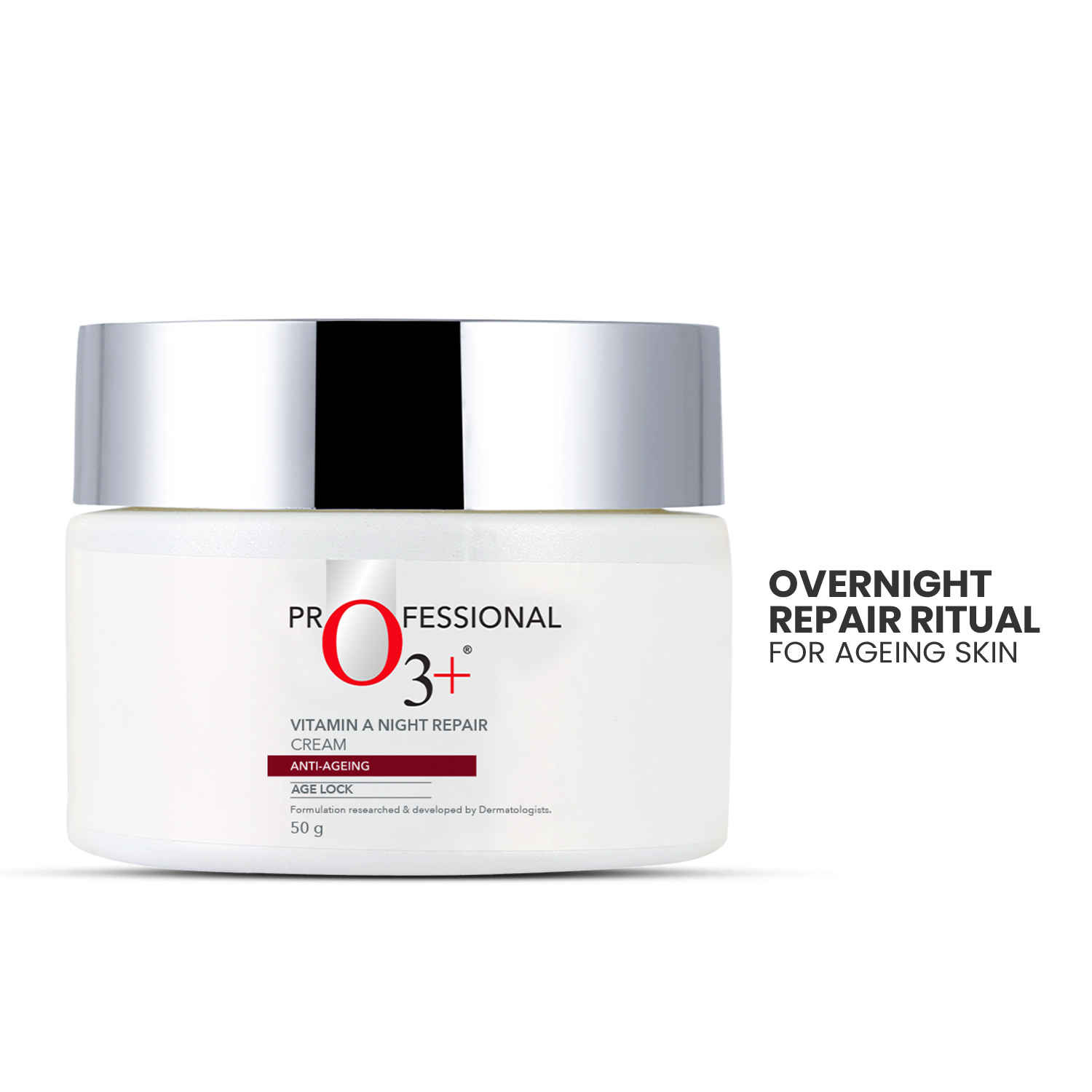 Buy O3+ Vitamin-A Night Repair Anti-Ageing Cream(50gm) - Purplle