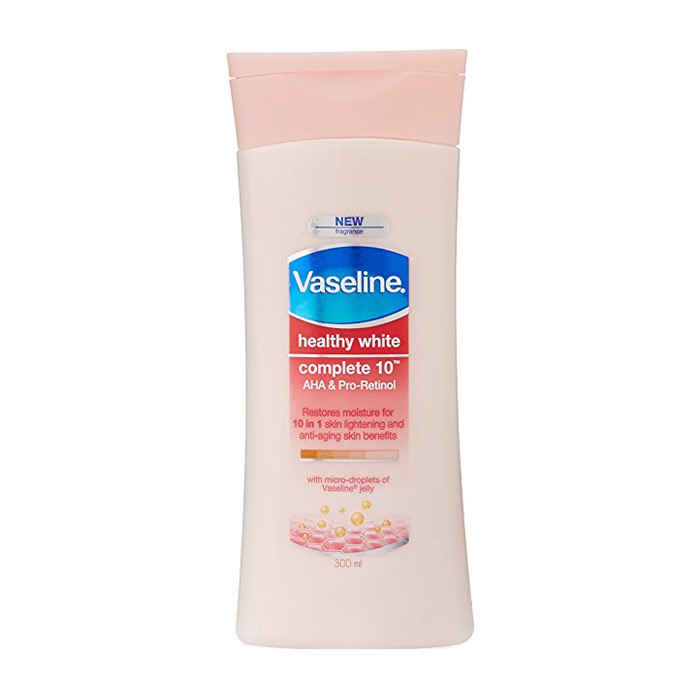 Buy Vaseline Healthy White Complete 10 Lightening Body Lotion (300 ml) - Purplle