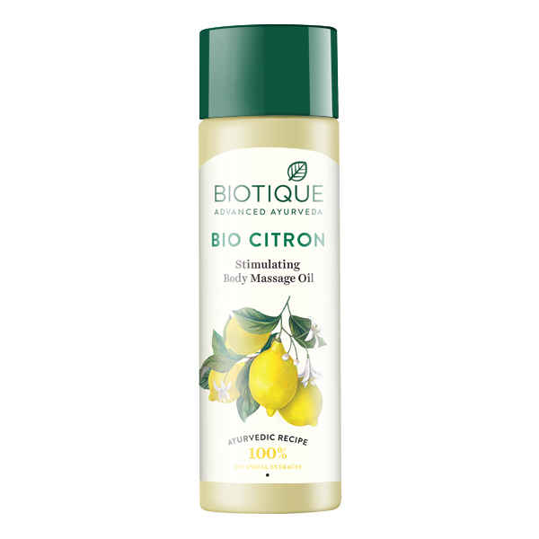 Buy Biotique Bio Citron Stimulating Body Massage Oil (200 ml) - Purplle