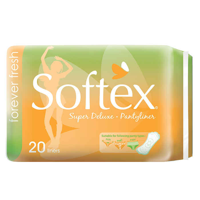 Buy Softex Sanitary Pantyliners 20pcs - Purplle