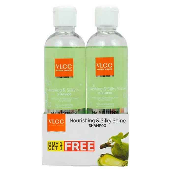 Buy VLCC Nourishing & Silky Shine Shampoo (350 ml) Buy 1 Get 1 - Purplle
