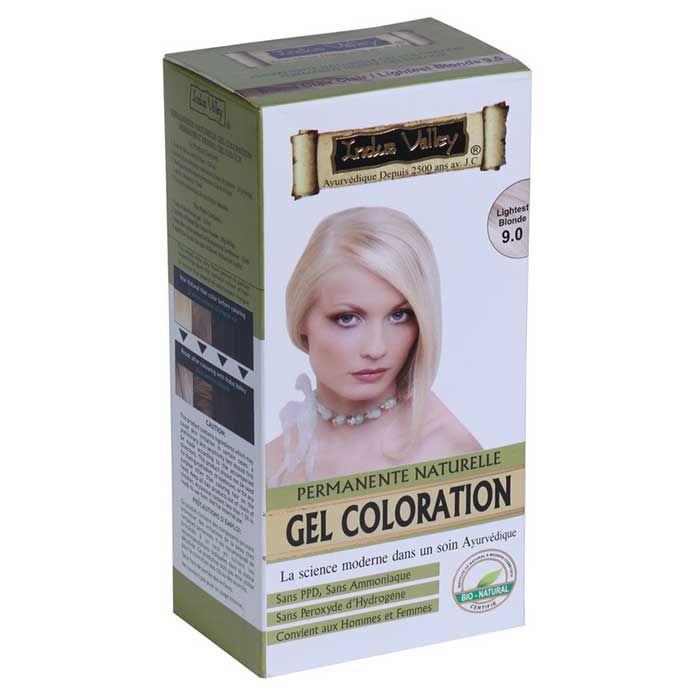 Indus Valley Organically Natural Gel Hair Colour Lightest Blonde  (276  g)