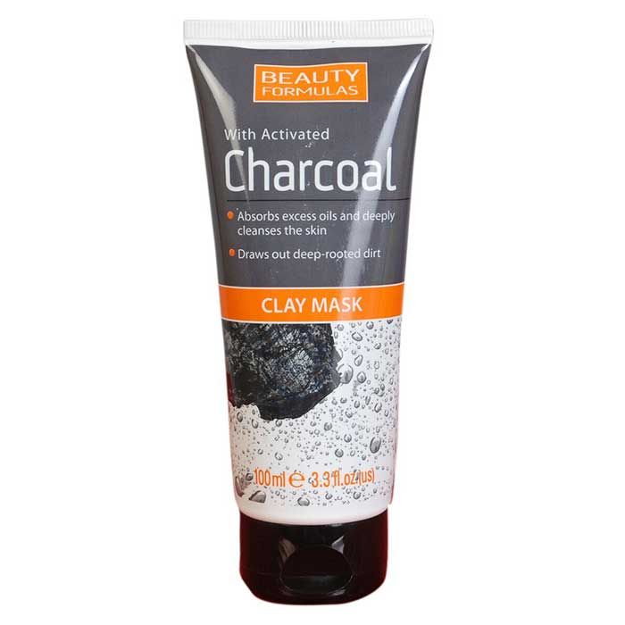Beauty Formula With Activated Charcoal Clay Mask (100 ml)
