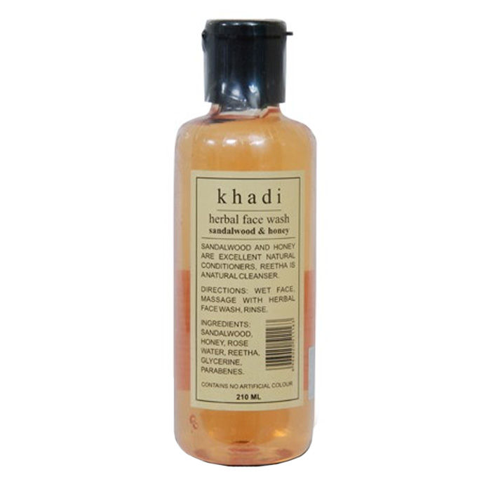khadi Herbal Face Wash Sandalwood & Honey (210 ml)