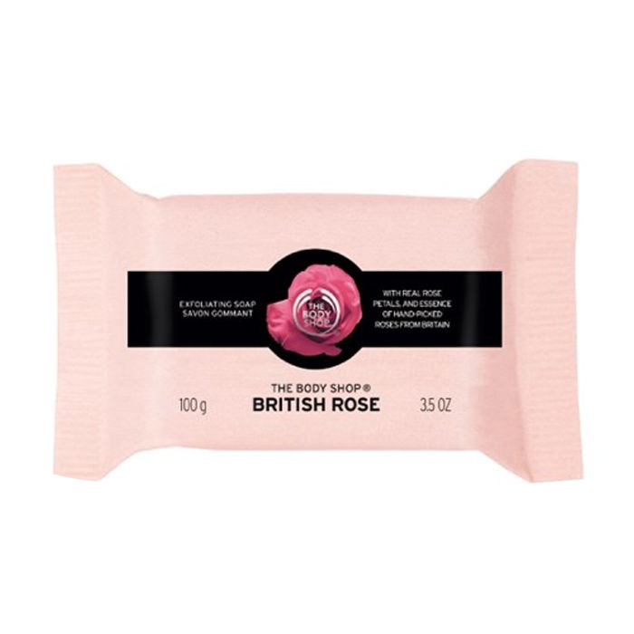 The Body Shop British Rose Exfoliating Soap (100 g)
