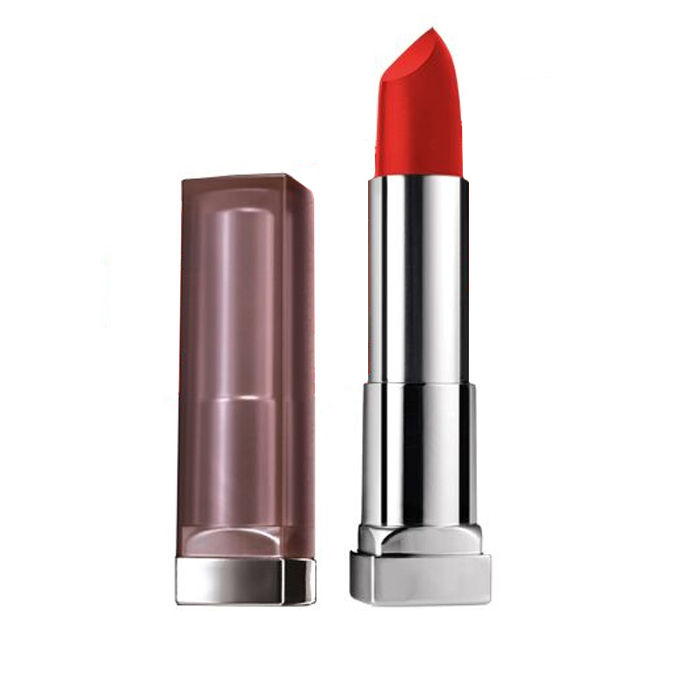 Buy Maybelline New York Color Sensational Creamy Matte Lipstick - Siren In Scarlet 690 (4.2 g) - Purplle