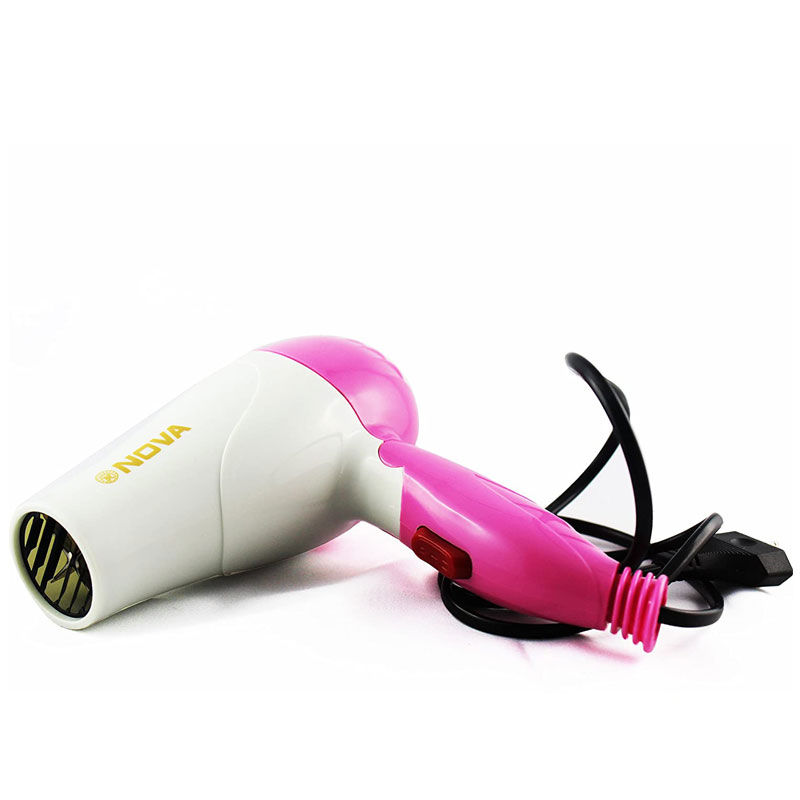 Buy Nova 1000W NV1290 Folding Hair Dryer (Pink) Online | Purplle