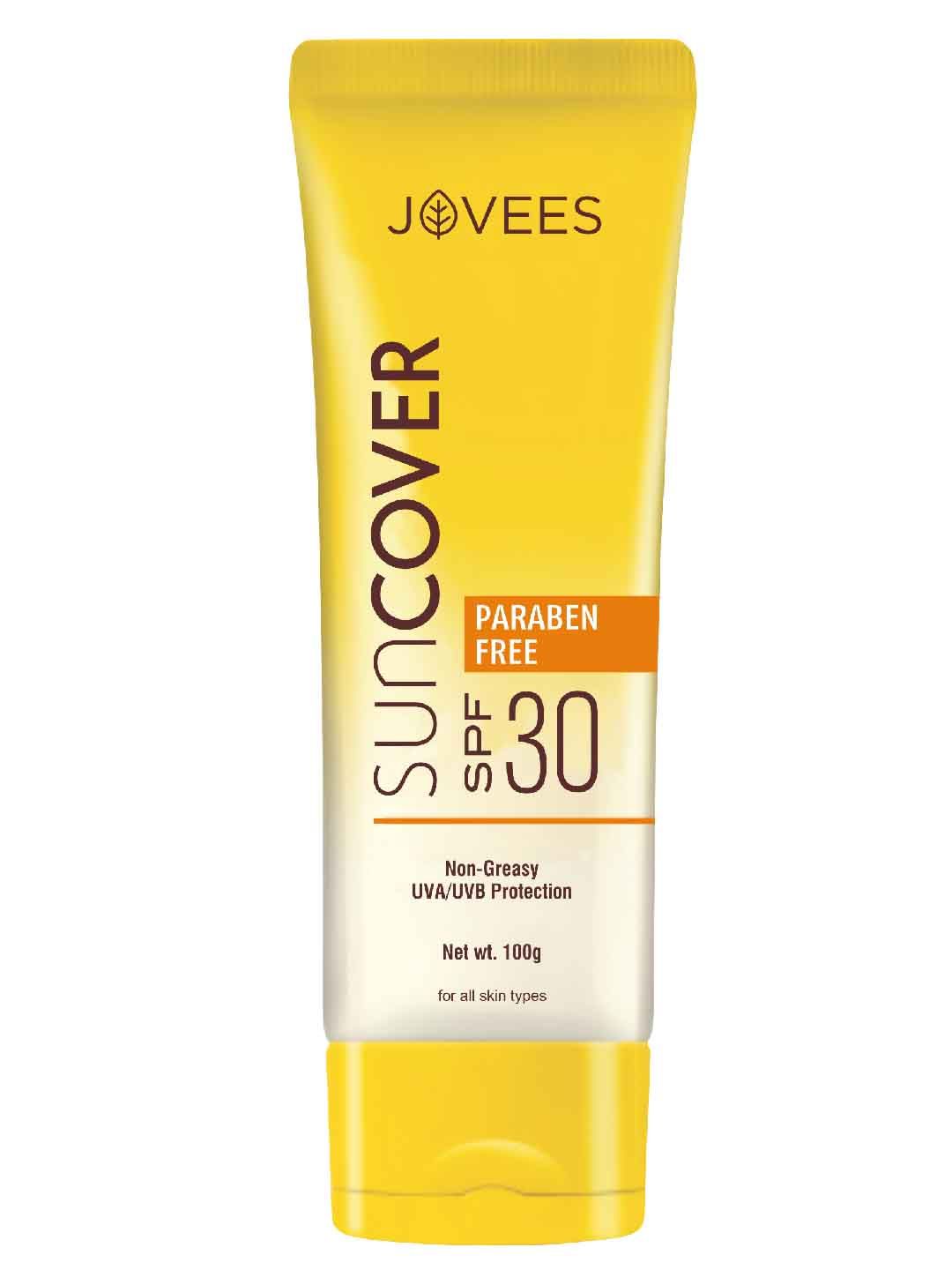 Jovees sun cover Natural Protection Sandalwood SPF 30 (100 g)