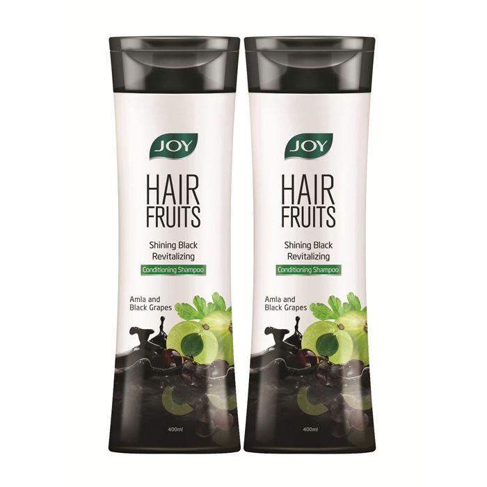 Joy Hair Fruits Conditioning Shampoo Shining Black Revitalizing Amla