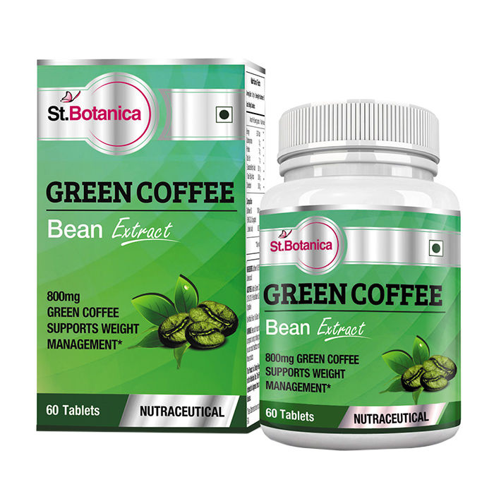 Buy St.Botanica Green Coffee Bean Extract 800mg 60 Tablets Online