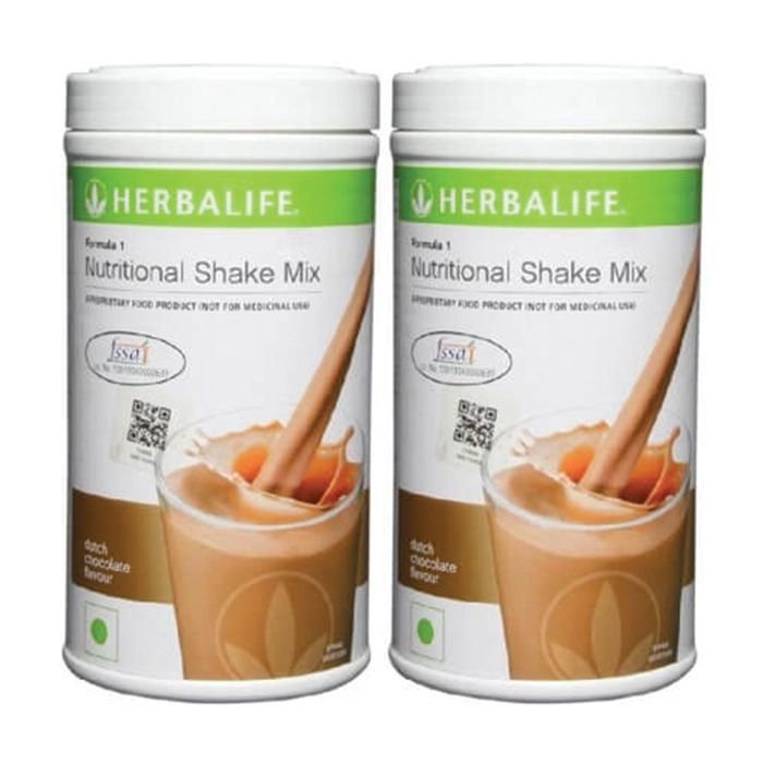 Herbalife Meal Replacement Shake Dutch Chocolate Set of 2