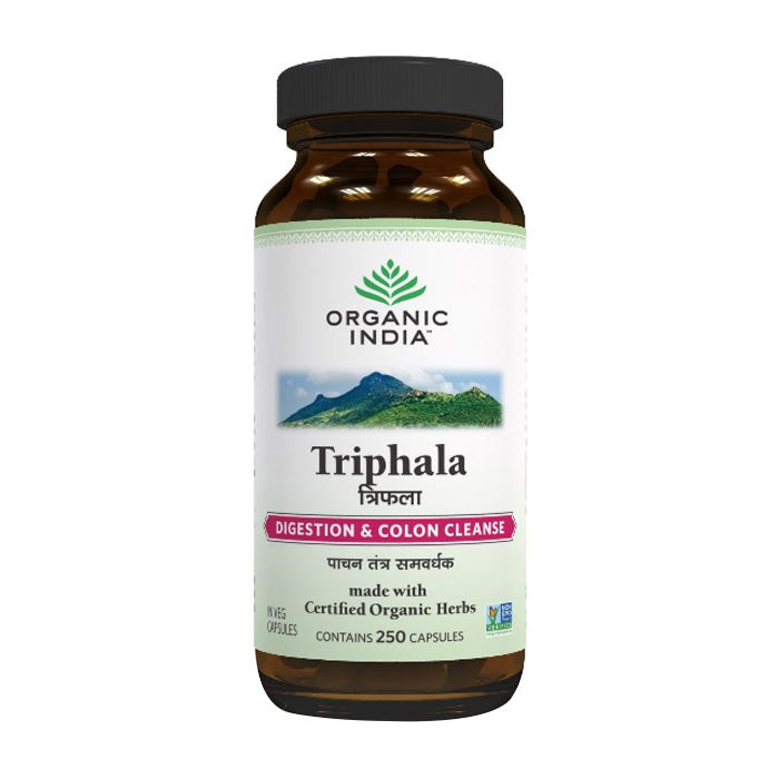 Organic India Triphala 250 Capsules Bottle