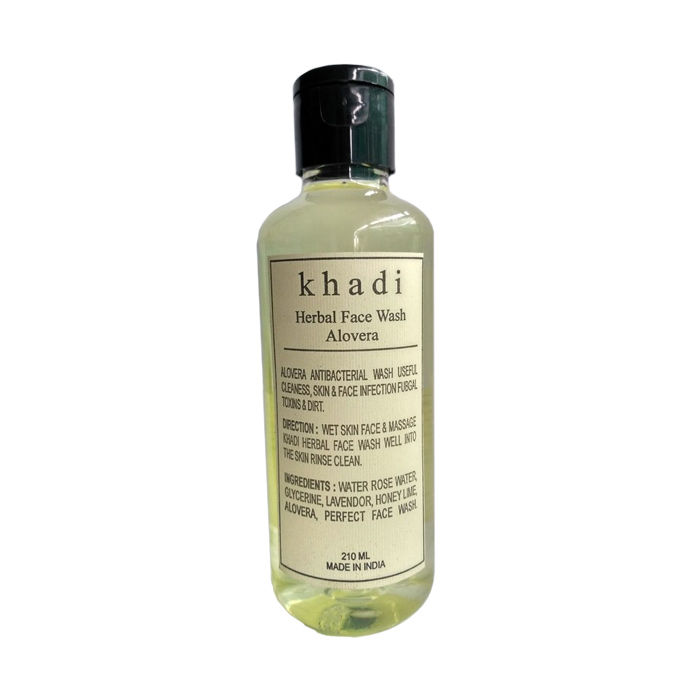 Khadi Herbal Aloevera Face Wash (210 ml)