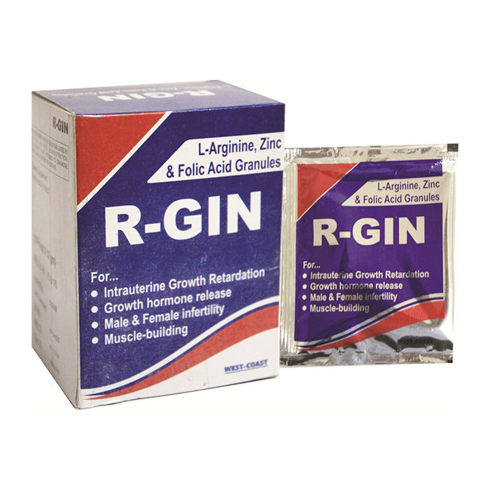 WestCoast RGin LArginine, Zinc & Folic Acid 10 Sachets For Growth