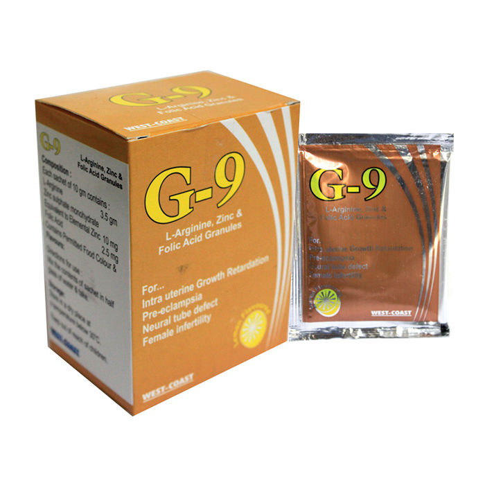 WestCoast G9 LArginine, Zinc & Folic Acid Granules