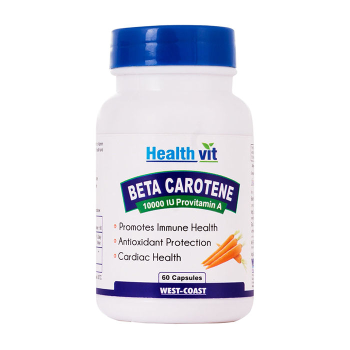 Healthvit Beta Carotene 10000 Iu 60 Capsules