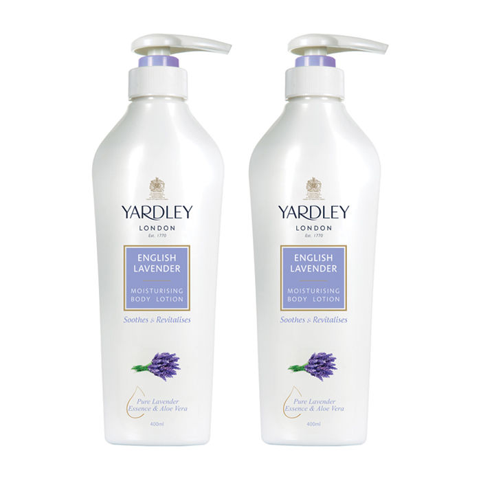 Yardley Body Lotion English Lavender (400 ml) Pack of 2