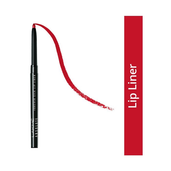 Lakme Absolute Forever Silk Lip Liner, Vermilion, (0.35 g)