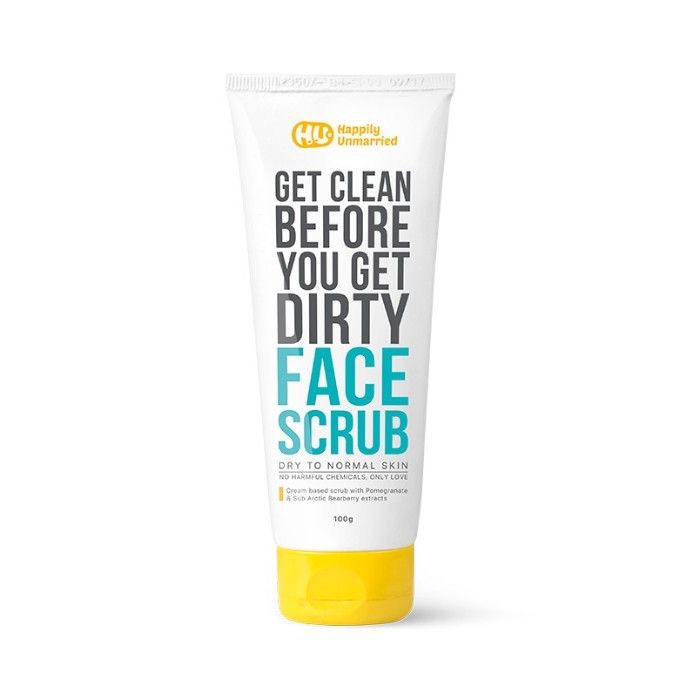 Happily Unmarried Face Scrub Dry to Normal Skin (100 g)
